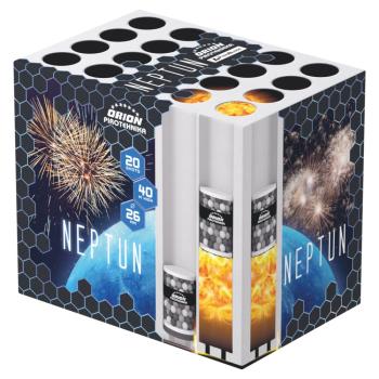 Neptun, 20 Schuss, NEM: 229g, Kaliber: 26mm, Brenndauer ca. 26 Sekunden